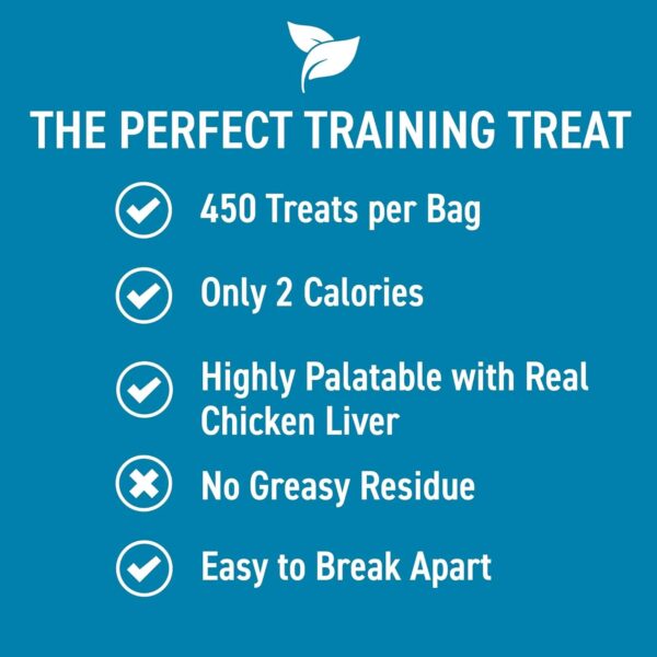 Cloud Star Tricky Trainers Crunchy Dog Training Treats 8 oz Pouch, Salmon Flavor, Low Calorie Behavior Aid with 450 treats - Image 5