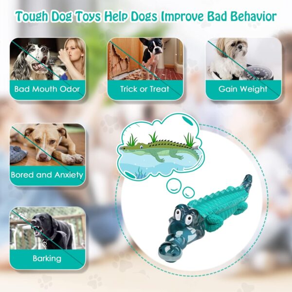 Dog Toys for Super Aggresive Chewers：Dog Toys for Large Dogs - Tough Dog Chew Toys - Indestructible Dog Toys for All Breed Sizes to Keep Them Busy - Image 4