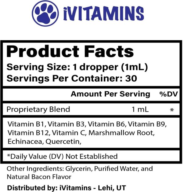 Cat Multivitamin - Supports Immune Health, Skin, Coat, Heart Health & More - Cat Vitamins - Cat Supplements & Vitamins - Cat Vitamins for Indoor Cats - Kitten Vitamins - Cat Immune Support - 1 oz - Image 2