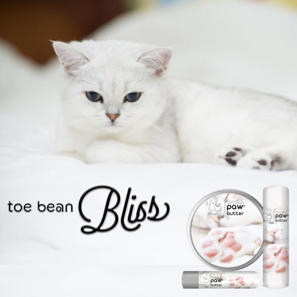 The Blissful Cat Paw Butter, Moisturizer for Dry Paw Pads, Softens and Protects a Rough Paw, Versatile, Lick-Safe Cat Paw Balm, 0.15 oz. - Image 4