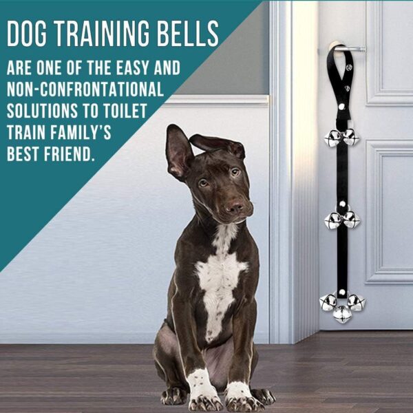 BLUETREE Dog Doorbells Premium Quality Training Potty Great Dog Bells Adjustable Door Bell Dog Bells for Potty Training Your Puppy The Easy Way - 7 Extra Large Loud 1.4 DoorBells - Image 3