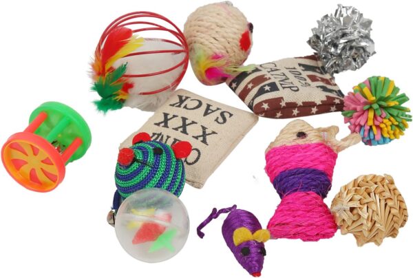 Fashion's Talk Cat Toys Variety Pack for Kitty 20 Pieces - Image 5