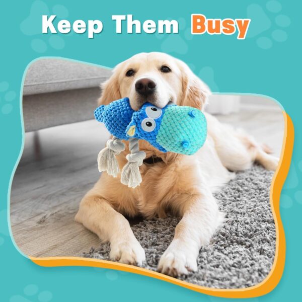 Dog Toys for Aggressive Chewers - Dog Toys to Keep Them Busy Squeaky Dog Toys for Large Dogs - Image 5