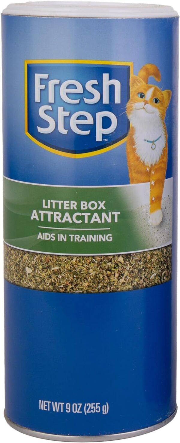 Fresh Step Litter Box Attractant Powder to Aid in Training, 9 Ounces | All Natural Training Aid for Cats and Kittens | Cat Attract Litter Additive for Litter Box, 9 oz - 1 Pack