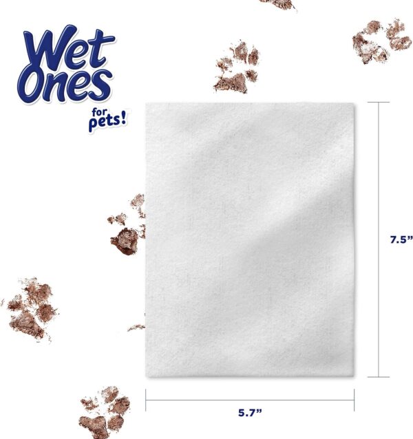 Wet Ones for Pets Freshening Multipurpose Wipes for Cats with Aloe Vera | Easy to Use Cat Cleaning Wipes, Freshening Cat Grooming Wipes for Pet Grooming in Fresh Scent | 50 ct Cannister Cat Wipes - Image 6