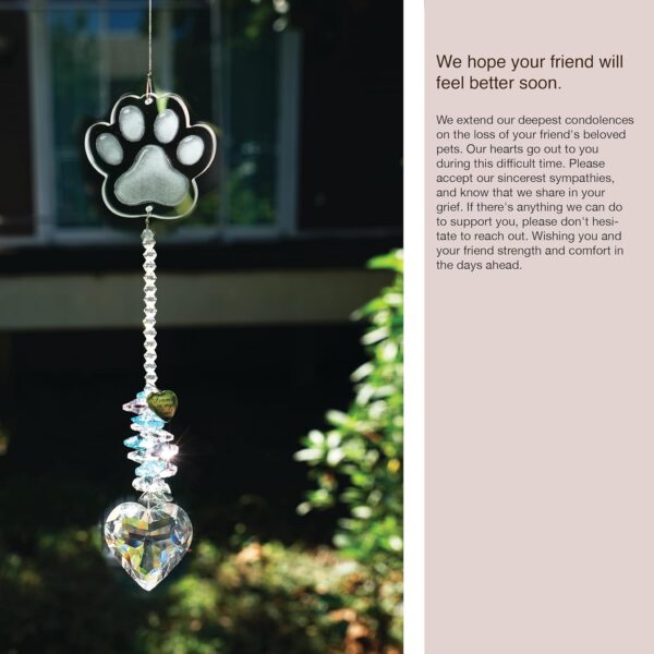 Pet Memorial Suncatcher, Dog Memorial Gifts, Pet Loss, Pet Sympathy, Thoughtful Dogs and Cats Remembrance, Bereavement Gifts - Image 6