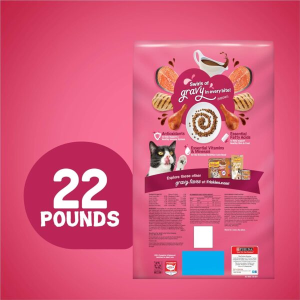 Purina Friskies Dry Cat Food, Gravy Swirlers - 22 lb. Bag - Image 6