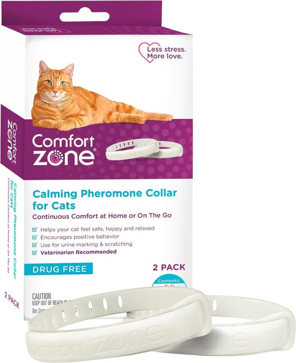 Comfort Zone Cat Calming Collar: 2 Pack