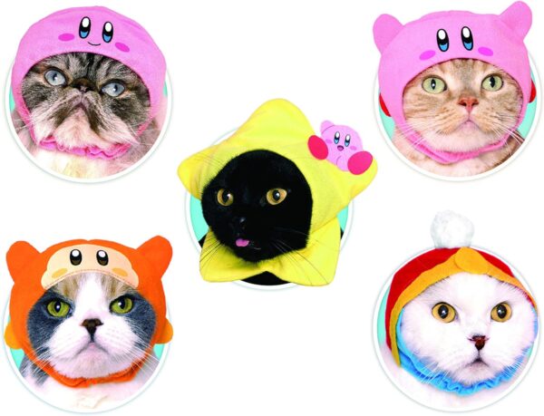 Kitan Club Cat Cap - Pet Hat Blind Box Includes 1 of 5 Cute Styles - Soft, Comfortable - Authentic Japanese Kawaii Design - Animal-Safe Materials, Premium Quality (Kirby) - Image 7