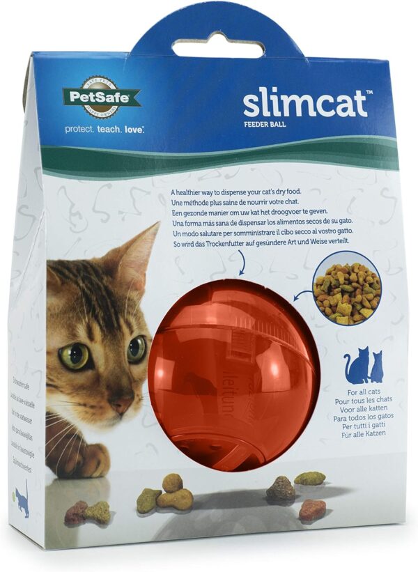 PetSafe SlimCat Meal-Dispensing Cat Toy, Great for Food or Treats,All Breed Sizes - Image 7