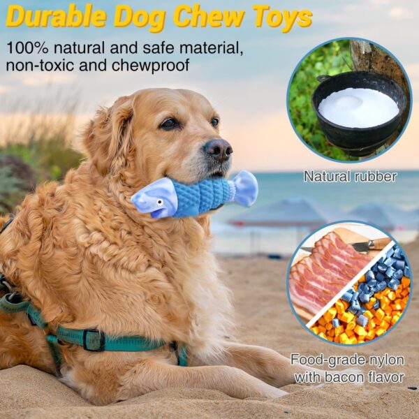 WinTour Tough Dog Toys for Aggressive Chewers Large Breed, Indestructible Dog Toys for Large Dogs, Dog Chew Toys for Aggressive Chewers, Durable Dog Toys, Squeaky Dog Toys, Large Dog Toys for Big Dogs - Image 3