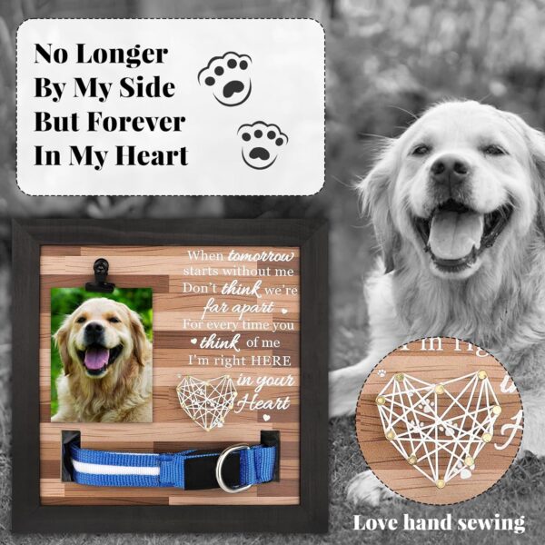 Pet Memorial Frame - Pet Memorial Gifts - Cat Memorial - Dog Memorial Gifts for Loss of Dog - Dog Memorial Picture Frame - Dog Frames for Pictures Memorial (When Tomorrow) - Image 4