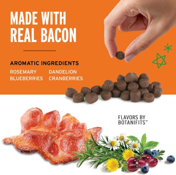 Pet Botanics Training Rewards Treats for Dogs, Made with Real Pork Liver, Focuses, Motivates, Rewards, Speeds Up Learning Curve, No BHA, BHT, Ethoxyquin, Bacon, 20 oz (1 pack) - Image 3