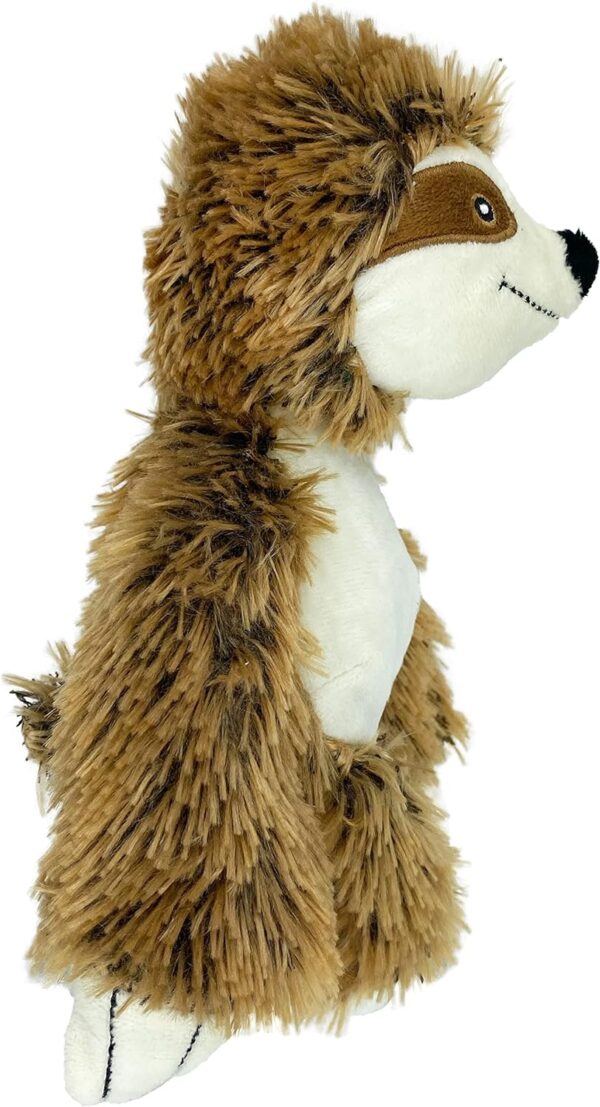 Multipet Bark Buddies Sloth 10" Dog Toy for All Breed Sizes - Image 2