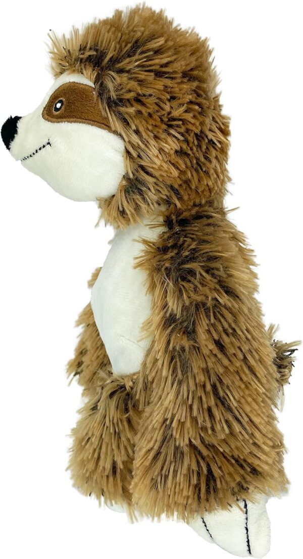 Multipet Bark Buddies Sloth 10" Dog Toy for All Breed Sizes - Image 4