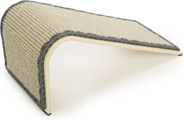 SmartyKat Sisal Angle Cat Scratch Ramp, Includes Catnip - Natural, One Size - Image 9