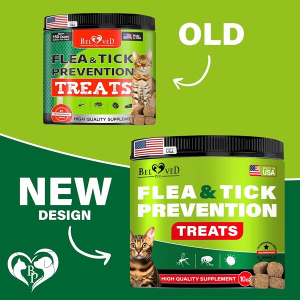 Flea and Tick Prevention Chewable Pills for Cats - Revolution Oral Flea Treatment for Pets - Pest Control & Natural Defense - Chewables Small Tablets Made in USA (Salmon Fish (for Cats)) - Image 2