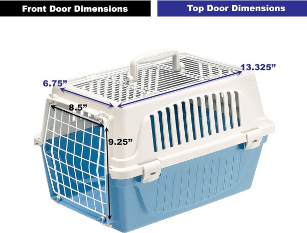 Ferplast Atlas Pet Carrier | Small Pet Carrier for Dogs & Cats w/Top & Front Door Access - Image 5