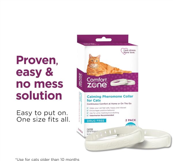 Comfort Zone Cat Calming Collar: 2 Pack - Image 5