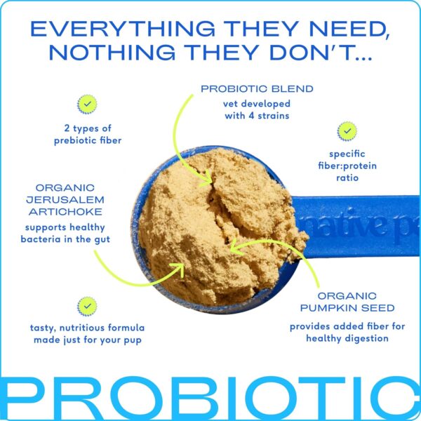 Native Pet Vet Created Probiotic Powder for Dogs Digestive Issues - Dog Probiotic Powder + Prebiotic + Bone Broth - 232 Gram 6 Billion CFU- Probiotics Dogs Will Love! (8.2 oz) - Image 4