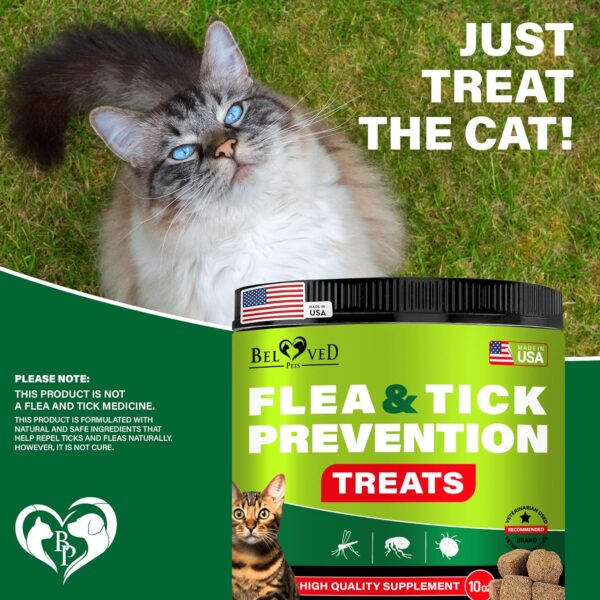 Flea and Tick Prevention Chewable Pills for Cats - Revolution Oral Flea Treatment for Pets - Pest Control & Natural Defense - Chewables Small Tablets Made in USA (Salmon Fish (for Cats)) - Image 8