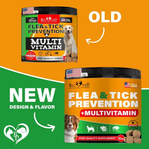 Flea and Tick Prevention Chewable Pills for Dogs - Revolution Oral Flea Treatment for Pets & Complex Multivitamin -Natural Pest Control & Defense Chews - Small Tablets Made in USA (10 Oz) - Image 8