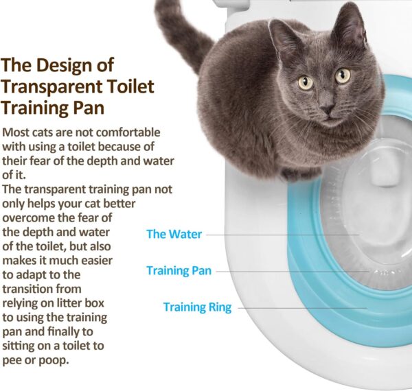 Cat Toilet Training System 2022 - Teach Cat to Use Toilet Cat Toilet Training Kit - Image 4