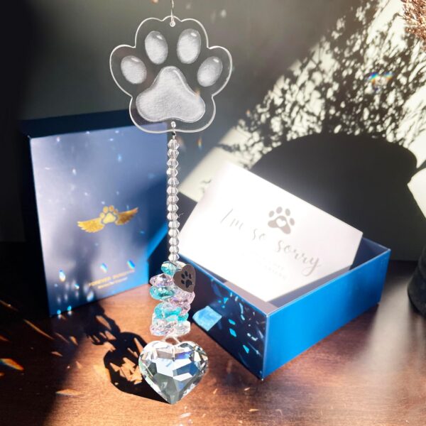 Pet Memorial Suncatcher, Dog Memorial Gifts, Pet Loss, Pet Sympathy, Thoughtful Dogs and Cats Remembrance, Bereavement Gifts - Image 2