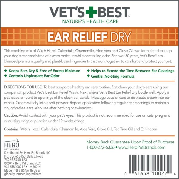 Vet's Best Dry Ear Relief for Dogs, 4 oz - Image 8