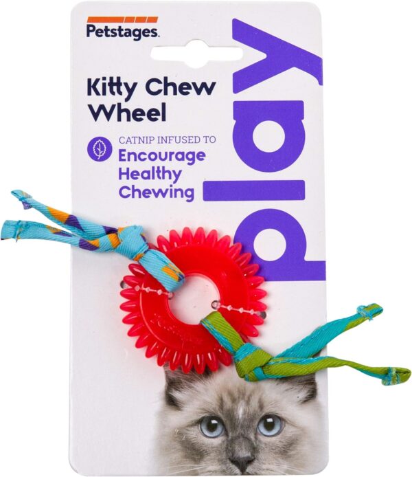 Catstages Dental Kitty Chew Wheel Catnip Cat Toy - Image 2