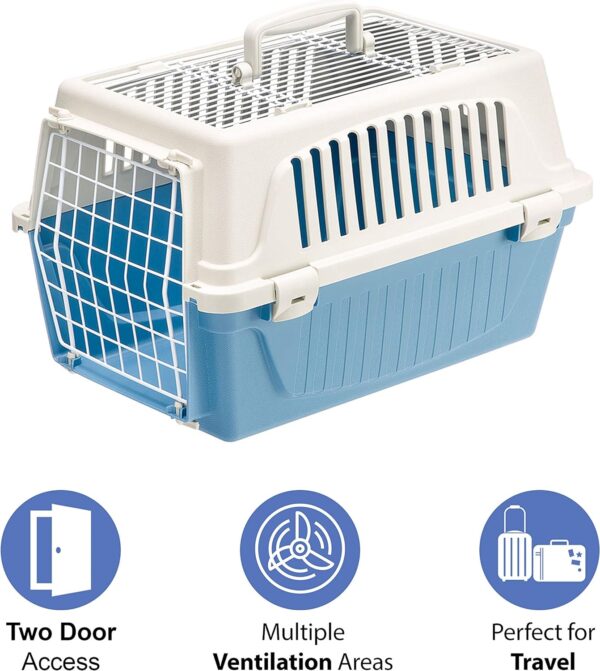 Ferplast Atlas Pet Carrier | Small Pet Carrier for Dogs & Cats w/Top & Front Door Access - Image 3