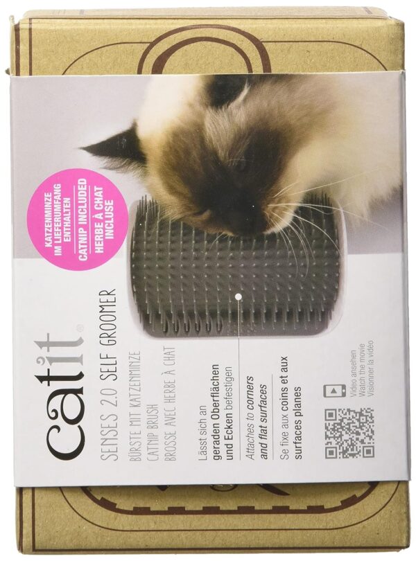 Catit Senses 2.0 Self Grooming Cat Brush and Interactive Cat Toy - Image 5