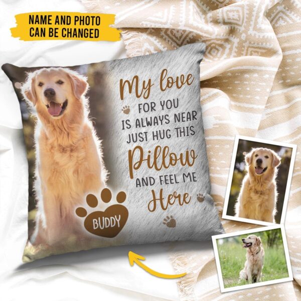 Pawfect House Personalized Pet Memorial Throw Pillow (Insert Included), Dog Pillows, Pet Memorial Gifts, Dog Memorial Gifts for Loss of Dog, Cat, Dog Pillow, Pet Loss Gifts, Loss of Dog Sympathy Gift - Image 4