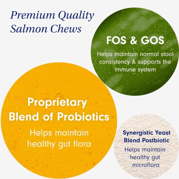 PetLab Co. Probiotics for Dogs, Support Gut Health, Diarrhea, Digestive Health & Seasonal Allergies - Salmon Flavor - 30 Soft Chews - Image 4