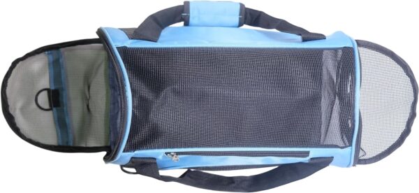 Pet Carrier Airline Approved Cat Carrier Dog Carrier for Medium Small Cats Small Puppy Kitten,Dog Cat Pet Travel Carrier (Small, Blue) - Image 5