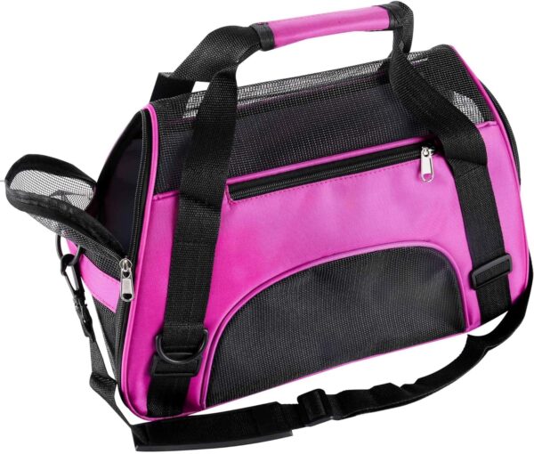 Cat Carriers Cat Soft-Sided Carriers Pet Carrier Soft-Sided Carriers for Cat Carriers Dog Carrier for Small Medium Cats Dogs Puppies Airline Approved Cat Travel Carrier (Small, Purple) - Image 4