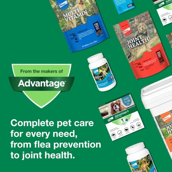 Advantage II Large Dog Vet-Recommended Flea Treatment & Prevention | Dogs 21-55 lbs. | 4-Month Supply - Image 9