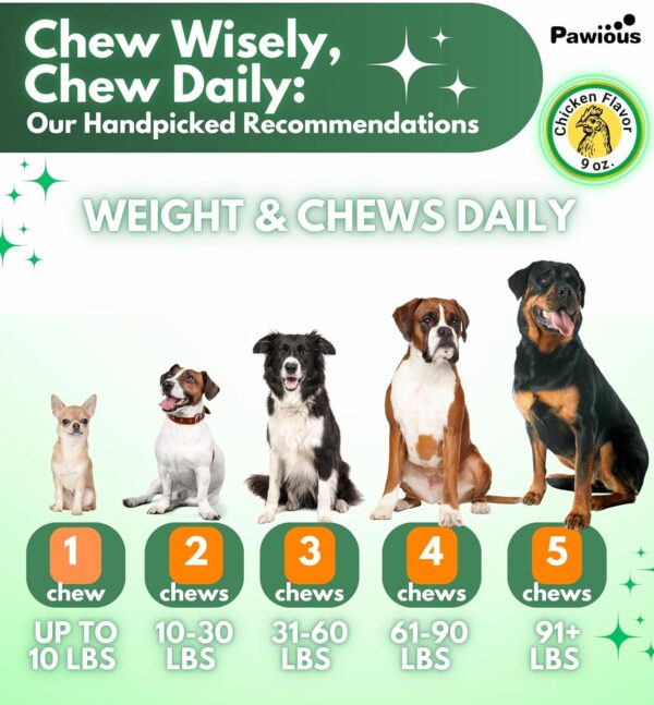 Flea and Tick Prevention for Dogs Chewables - Natural Dog Flea and Tick Control Supplement - Flea & Tick Chews for Dogs - All Life Stages - Made in USA - Image 5