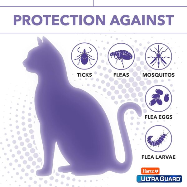 Hartz UltraGuard Pro Topical Flea & Tick Prevention for Cats & Kittens, Over 5 lbs 6 Monthly Treatments - Image 4