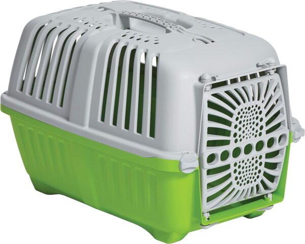 MidWest Homes for Pets Spree Travel Pet Carrier, Green | Hard-Sided Pet Kennel Ideal for Toy Dog Breeds, Small Cats & Small Animals | Dog Carrier Measures 19.1L x 12.5 W x 13H - Inches