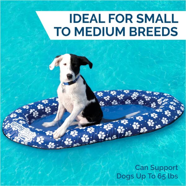 SwimWays Paddle Paws Spring Float Dog Raft, Small (0-65 lbs.) - Image 3