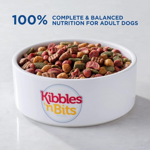 Kibbles 'N Bits Original Savory Beef & Chicken Flavors Dry Dog Food, 45 Pound Bag - Image 7