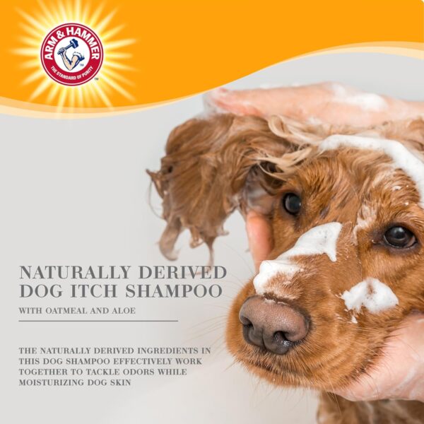 Arm & Hammer for Pets Ultra Fresh Itch Relief Shampoo with Oatmeal & Aloe Value Size with Pump 24oz | Great Smelling Dog Grooming Supplies, Dog Bathing Supplies, Dog Wash, Puppy Shampoo, Pet Shampoo - Image 2