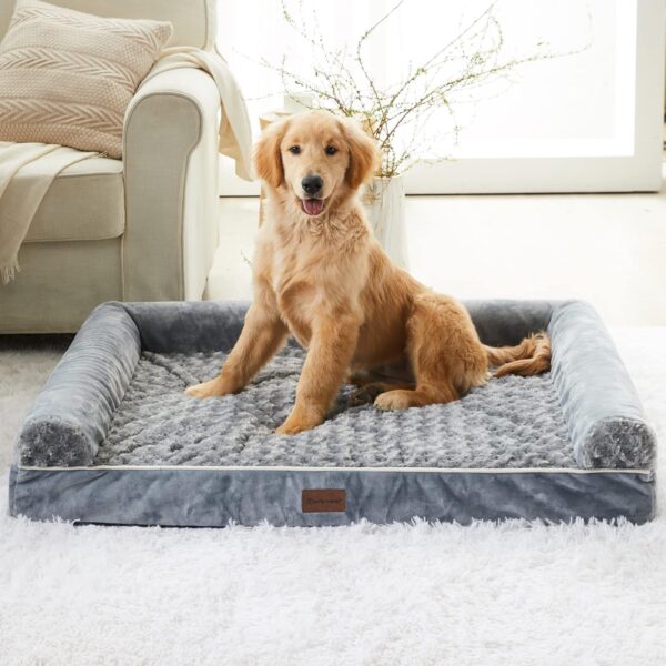 BFPETHOME Dog Beds for Large Dogs, Orthopedic Dog Bed for Medium Large Dogs,Big Waterpfoof Couch Dog Pet Bed with Removable Washable Cover - Image 8