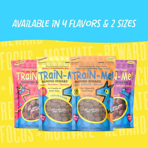 Crazy Dog Train-Me! Training Reward Dog Treats 16 Oz.,Chicken Regular - Image 8