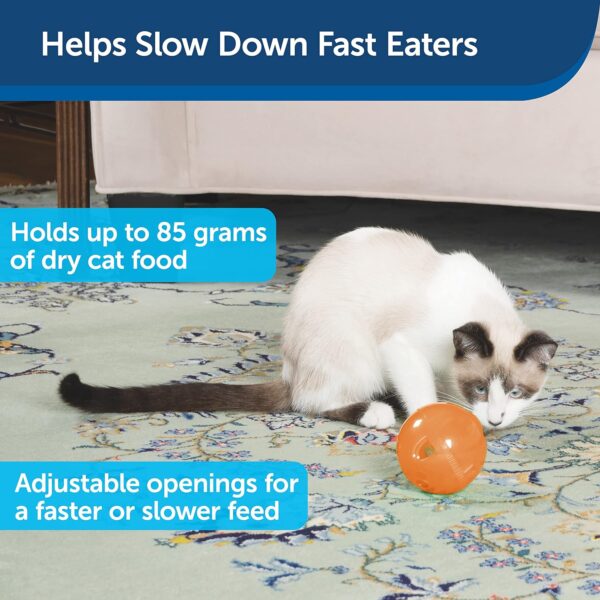 PetSafe SlimCat Meal-Dispensing Cat Toy, Great for Food or Treats,All Breed Sizes - Image 2