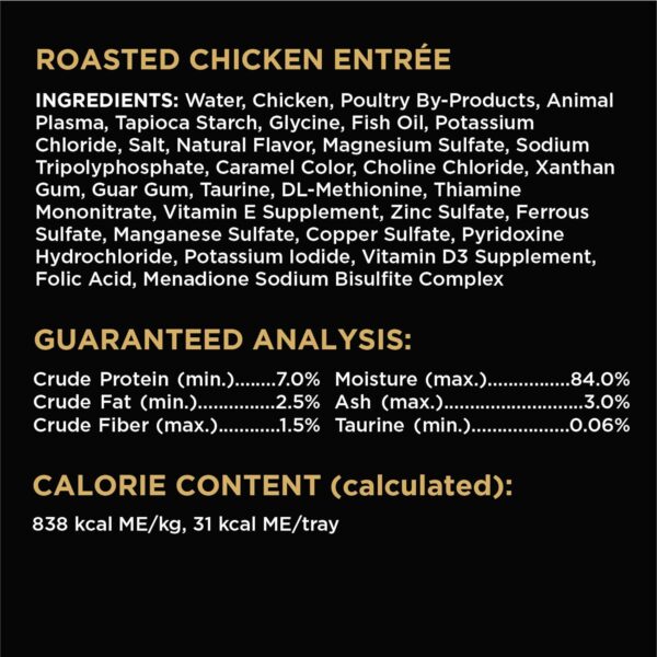 SHEBA Perfect Portions Cuts in Gravy Wet Cat Food Trays (24 Count, 48 Servings), Roasted Chicken, Gourmet Salmon and Tender Turkey Entrée Variety Pack, Easy Peel Twin-Pack Trays - Image 5