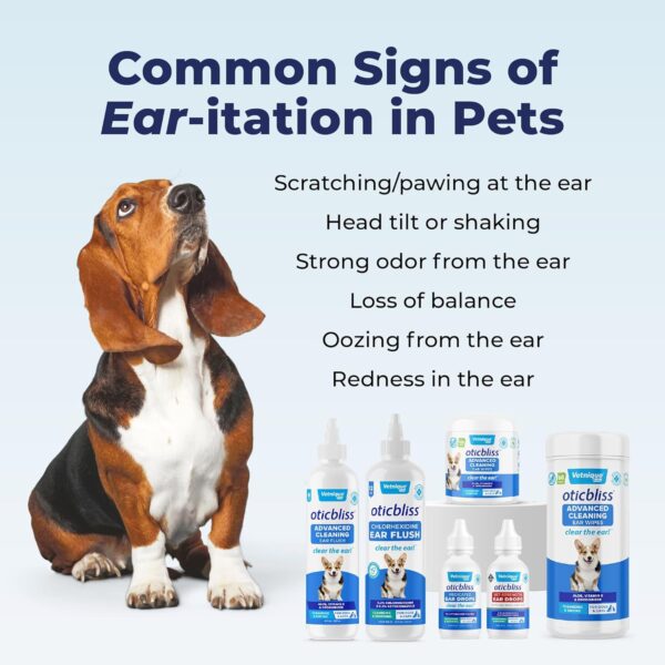 Vetnique Oticbliss Cat & Dog Ear Infection Treatment Drops - with 1% Hydrocortisone & MicroSilver BG for Dog Yeast Ear Infections - Vet Recommended Cat & Dog Ear Cleaner for Itchy Ear Relief - Image 7