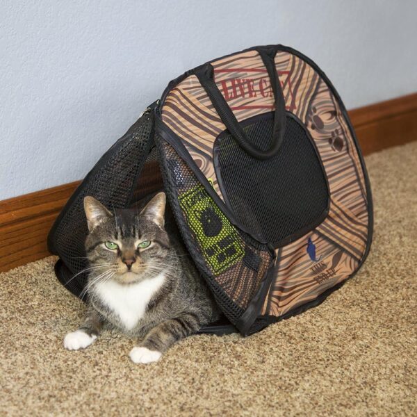 SportPet Designs Pop Open Cat Carrier (Pattern) - Image 4