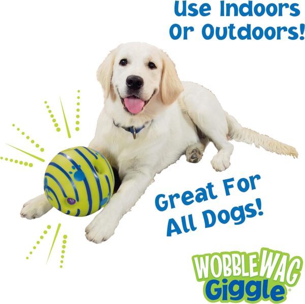 Wobble Wag Giggle Ball, Interactive Dog Toy, Fun Giggle Sounds When Rolled or Shaken, Pets Know Best, As Seen On TV - Image 7